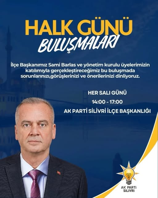 Silivri AK Parti’de “Halk Günü” Buluşmaları başlıyor