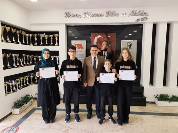 Silivri Çağrıbey Ortaokulu’nda Erasmus+ başarısı