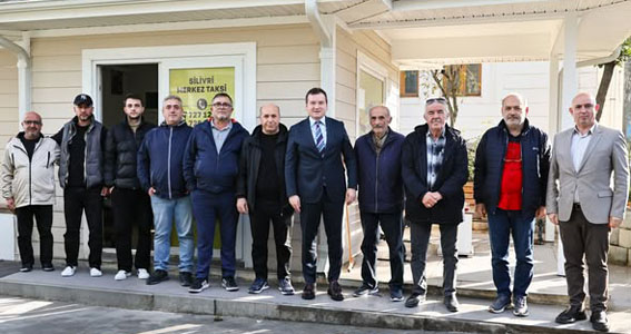 Silivri Belediye Başkanı Balcıoğlu’ndan Taksici Esnafına Dünya Şoförler Günü ziyareti