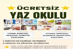 Silivri Çizgi Koleji’nden öğrencilere Ücretsiz Yaz Okulu fırsatı