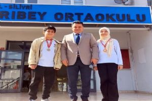 Silivri Çağrıbey Ortaokulu Öğrencilerinden büyük başarı