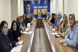 Silivri AK Parti Kadın Kolları’ndan Haftalık Olağan Toplantı