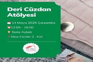 Evim Atölyem’den Deri Cüzdan Atölyesi