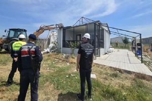 Silivri Beyciler’de kaçak yapılara geçit yok