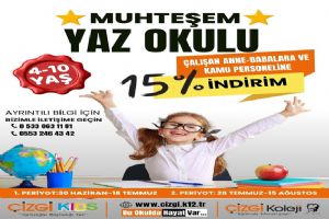 Çizgi Koleji Ve Çizgi Kıds’ten Yaz Okuluna destek