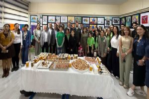 Silivri Mimar Sinan Ortaokulu’ndan sanat dolu resim sergisi