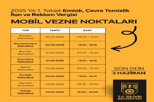 Silivri Belediyesi’nden Vergi Ödemelerinde Mobil Vezne Kolaylığı