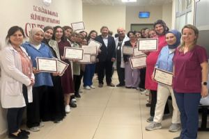Normal Doğum Bilinci için eğitimini tamamlayan Gebelere Katılım Belgesi