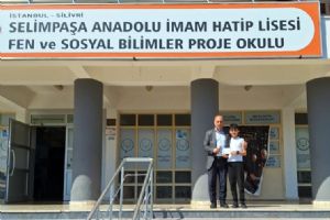 Selimpaşa İmam Hatip’ten Türkiye Birincisi
