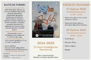 Silivri Yusuf Sarıbekir Lisesi’nde “İş’te Şenlik” hazırlığı