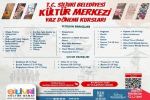 Silivri Belediyesi Yaz Dönemi Kültür Sanat Kursları başlıyor