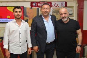 MURAT YILDIZ’DAN KASABA TARAFTARLAR DERNEĞİ’NE ZİYARET “Silivrispor’un ruhu tribünlerde atıyor”
