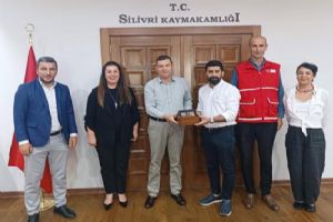 Silivri Kızılay’dan Kaymakam Toğan’a ziyaret