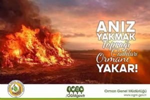 Silivri Tarım Müdürlüğü uyardı: “Anız yakma, geleceğini ateşe verme!”
