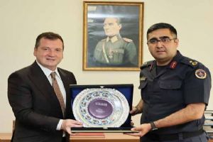 Silivri Belediye Başkanı Balcıoğlu’ndan Jandarma Komutanına ziyaret