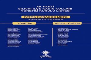 Silivri AK Parti İlçe Kadın Kollarında yeni dönem