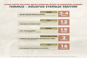 Silivri Tarih Derneğinden yaza özel kültürel etkinlik takvimi