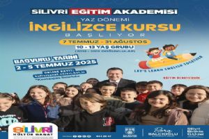 Silivri Belediyesi’nden Çocuklara Ücretsiz Yaz Dönemi İngilizce Kursu