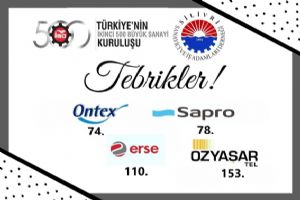 Silivri SİAD’tan Türkiye’nin devler listesine giren üyelerine tebrik