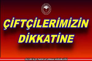 Silivri Tarımsal Destek İcmalleri askıya çıktı