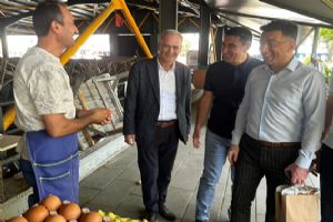 Silivri AK Parti heyetinden Selimpaşa esnafına ziyaret