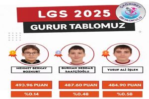 Silivri Çağrıbey Ortaokulu’ndan LGS’de gurur tablosu