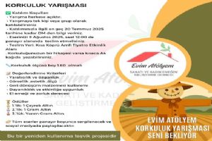 Silivri Evim Atölyem'den Korkuluk Yarışması: Yaratıcılığını altınla ödüllendir