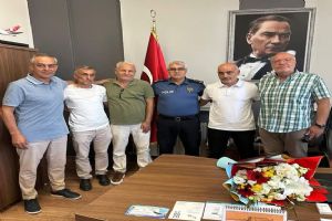 Silivrispor Yönetiminden Emniyet Müdürü Turhan’a ziyaret