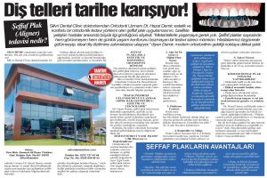 Diş telleri tarihe karışıyor!
