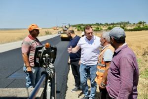Silivri Belediye Başkanı Balcıoğlu, Çeltik Yolu çalışmalarını yerinde inceledi