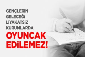Eğitim-İş: Gençlerin geleceği, liyakatsizliğe teslim edilemez