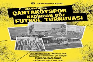 Çantaköyspor Kadircan Güz Futbol Turnuvası İçin Geri Sayım Başladı