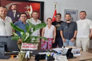 Silivri Eğitim-İş’ten hayırlı olsun ziyareti