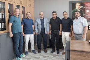 Eğitim Bir-Sen’den yeni atanan okul müdürlerine hayırlı olsun ziyareti