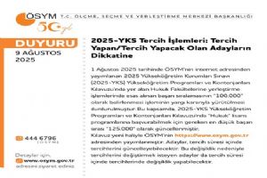 Hukuk Fakültesi Başarı Sırası Şartı 125 bin olarak güncellendi