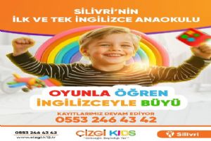 Silivri’nin İngilizce Anaokulu kayıtlarını sürdürüyor