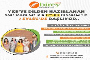 Silivri Birey Eğitim Kursu’nda TYT-Dil Programı 1 Eylül’de başlıyor