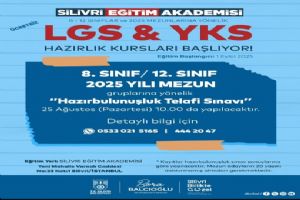 Silivri Eğitim Akademisi’nde Ücretsiz LGS ve YKS Hazırlık Kursları Başlıyor