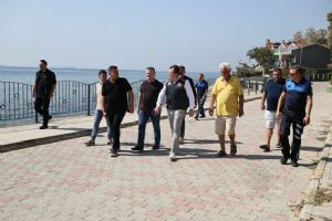 Silivri Belediye Başkanı Balcıoğlu, Gümüşyaka’daki Gece Pazarı ve Sosyal Tesis çalışmalarını inceledi