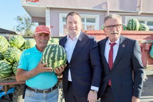 Silivri Belediye Başkanı Balcıoğlu Karpuz Festivali’nde üreticilerle buluştu