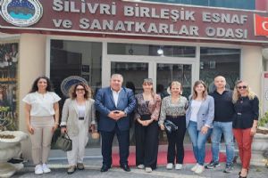 Silivri İSMMMO temsilcilerinden SİBESO’ya ziyaret