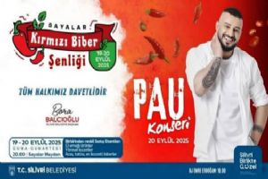 Silivri Sayalar’da Kırmızı Biber Şenliği 19-20 Eylül’de