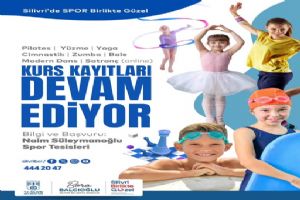 Silivri’de Spor Kurs Kayıtları devam ediyor
