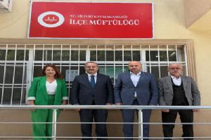 Silivri MHP’den Müftü İsa Sağlam’a ziyaret