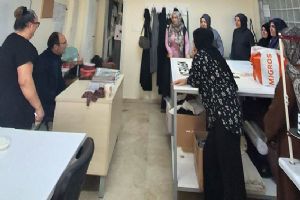 Silivri Halk Eğitimi Merkezi Müdüründen Giyim Üretimi Kursuna ziyaret