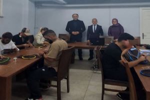 Silivri Halk Eğitimi Merkezi Müdürü Akbal Tel Kırma Kursiyerleriyle bir araya geldi
