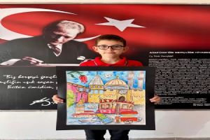 Selimpaşa Ahmet Ziylan öğrencisi Doruk Bayuk’tan “İstanbul’un Kurtuluşu” Yarışmasında İlçe İkinciliği