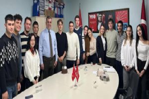 Silivri CHP Gençlik Kolları Yeni İlçe Başkanıyla bir araya geldi