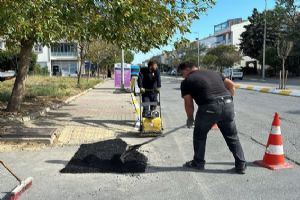 Silivri’de yollar yenileniyor
