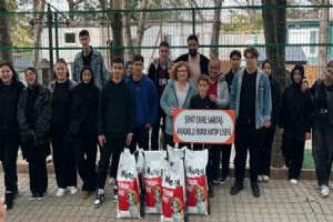 Silivri Şehit Emre Sarıtaş Lisesi öğrencilerinden anlamlı ziyaret